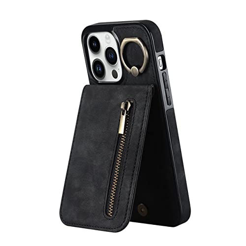 Étui Portefeuille iPhone XR Anti Piratage RFID avec Rangement Cartes Verticales