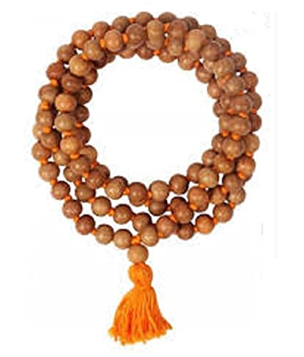 Chandan Mala jaune calmant pour surmonter le stress