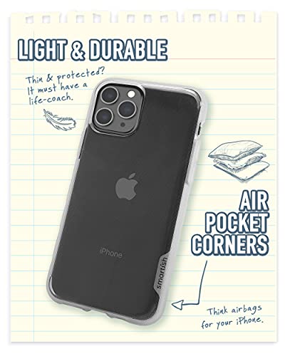 Image of Smartish iPhone 11 Pro Max Slim Case - Gripmunk [Lightweight + Protective] Thin Cover (Silk) - Nothin' to Hide