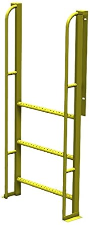 Tri-Arc UCL9003246 U-Design Configurable Crossover 3-Step, 30" High 90 Degree Ladder with 24" Wide Perforated Tread