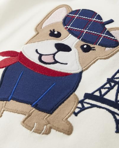 Gymboree Girls' and Toddler Embroided Graphic Long Sleeve T-Shirts2