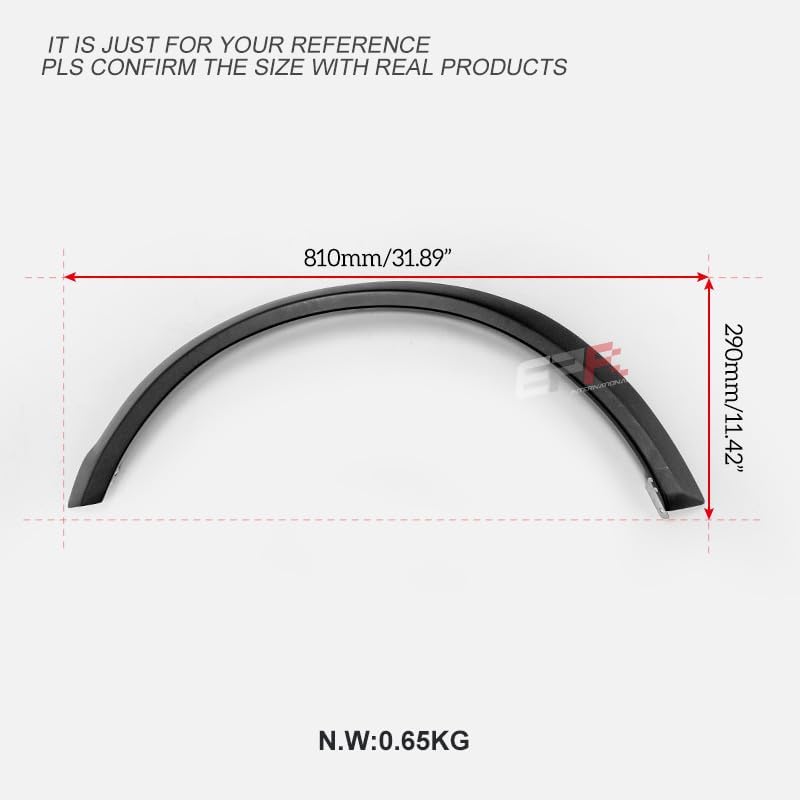 For Honda S2000 AP1 AP2 VTX Type Front Wheel Arches 2Pcs PU Plastic Material
