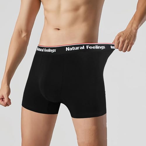 Natural Feelings 8-Pack Mens Underwear Mens Bamboo Viscose Boxer Briefs for Men Pack No Open Fly Mens Trunks Underwear S-XXL2
