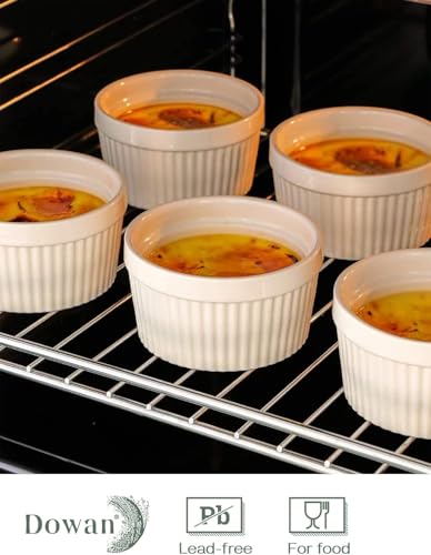 Dowan RAMEKINS01 Ramekins 4 Oz Oven Safe thumb #2
