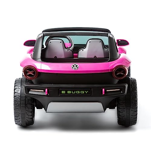 ATAA Volkswagen E-Buggy Doppeltsitzplatz -Pink,12V,Elektro-Auto für Kinder mit Fernbedienung,mit 2 Sitzplätzen,Federung an Allen 4 Rädern und Kunstledersitze – Bild 7