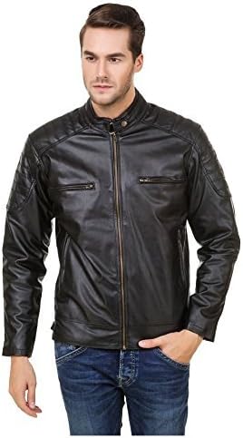 Men's Faux Leather Jacket