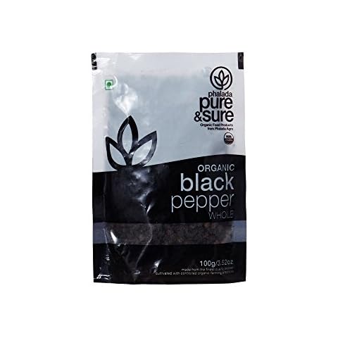 Phalada - Pure & Sure Organic Black Pepper Whole - 100 Gm Cover