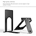 Optomni Book Ends, 3 Pairs of Small Bookends for Shelves, 3.9 x 2.8 × 5.2 in, Black Metal Book Stopper, Sturdy Book Holders for Home Office (6 Pcs, Small)