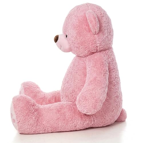 Image of 3 Feet Giant Pink Teddy Bear | Soft Plush Big Size Teddy | Cute Hugging Toy for Kids & Adults | Birthday, Anniversary & Romantic Gift for Girlfriend