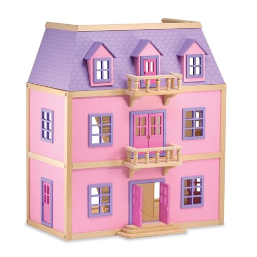 Melissa & Doug | Maison De Poupée En Bois À Plusieurs Étages | Jeux de rôle | 3+