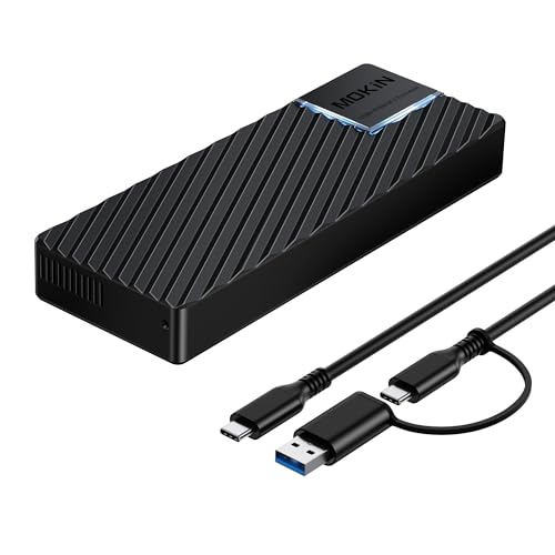 Image of M.2 NVMe Enclosure,40Gbps M.2 Enclosure SSD Enclosure Compatible for M4 /Pro /Max MacBook Mac mini,Support SSD Size 2230 /2242 /2260 /2280 B+M M-Key PCIe Compatible with Thunderbolt 3 /4 /USB4 /3.2 /3.1