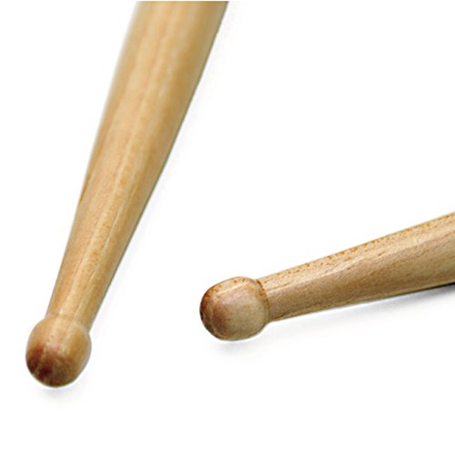 Baquetas Rohema 61327/2 The German Drumstick con punta redondeada, madera de caoba lacada, tamaño SD4-H miniatura 3