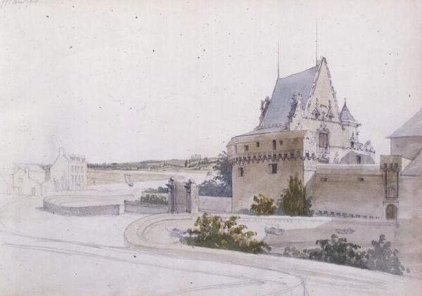 Impression sur toile George Clarkson Stanfield : Chef-d'œuvre de Nantes pour salon