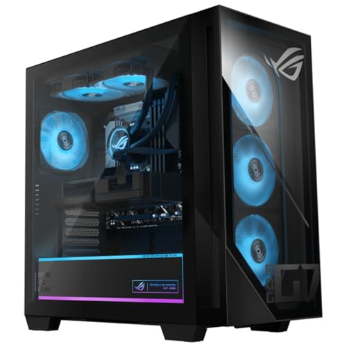 Image of ASUS ROG G700 Gaming Desktop PC Intel Core Ultra 7 265F 32GB RAM 1TB NVMe SSD NVIDIA GeForce RTX 5060 8GB RGB Keyboard Mouse Windows 11 Pro with 12 Month CPS Protection