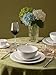 Famiware 24 Pieces Dinnerware Sets, Dishes Set for 4, White