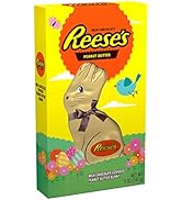 REESE'S Milk Chocolate Peanut Butter Bunny, Easter Candy Candy Gift Box, 5 Oz (6 Count)