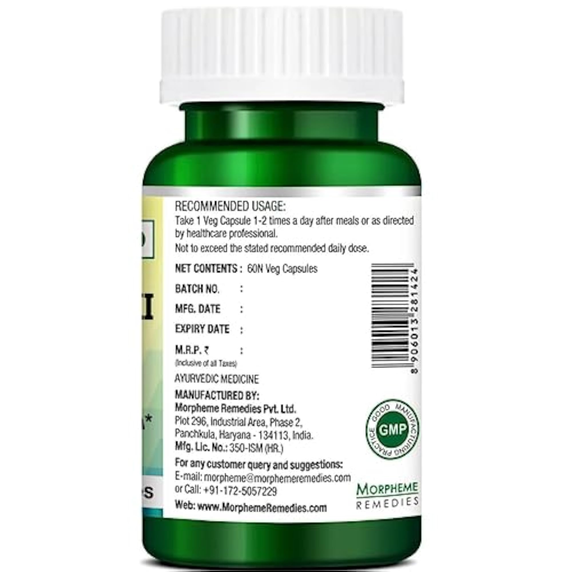 Phyllanthus Niruri Extract 500mg, 60 Veg Capsules