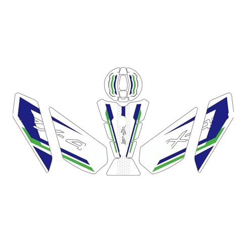 Tapis de réservoir moto pour ZX4R 2023 - Antidérapant Noir