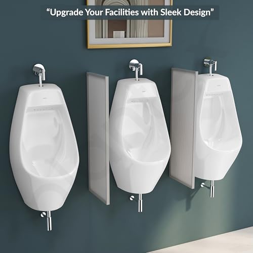 Image of Plantex Ceramic Urinal Toilet for Men /Premium Wall Mount Large Urinal Pot for Gents /Male /Boy /Toilet for Washroom - (Unique, White)