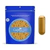 Capsuline Size 0 - Colored Gold Empty Gelatin Capsules - 100 Count - Empty Gel Pill Capsules - DIY Pure Bovine Pill Capsule Filling - Empty Caps - Kosher and Halal Certified