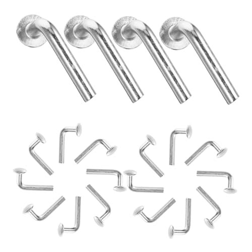 Healifty 50Pcs Galvanized Pallet Rack Safety Bolts Heavy Duty Drop for Industrial Shelving Robust Construction Design for Warehouse Use