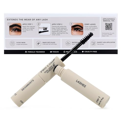 Pro Lash Dual Lock Adhesive - Long-Lasting, Easy-to-Apply Lash Glue