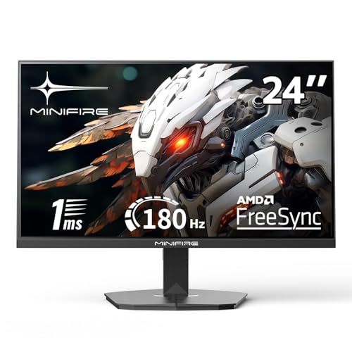 Minifire Monitor para juegos de 24 Zoll, 180 Hz, 1 ms, VA, Full HD (1920 x 1080)