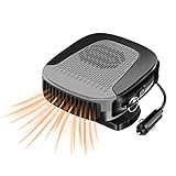 ICOUVA Calentador portátil para coche, desempañador de calefacción automática de 12 V, ventilador de calefacción y refrigeración automática, el mejor regalo para invierno