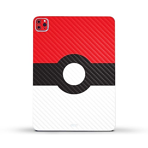 Image of MightySkins Carbon Fiber Skin Compatible with Apple iPad Pro 11 inch M2 4th Gen (2022) Full Wrap Kit - Battle Ball | Protective, Durable Textured Carbon Fiber Finish | Easy to Apply | Made in The USA