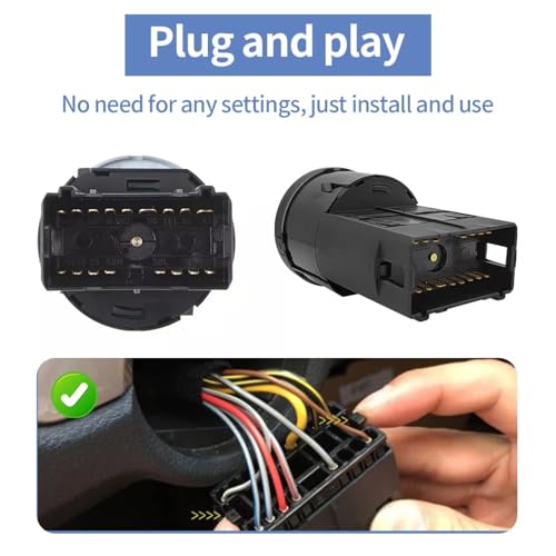 Mando Interruptor de Faro 33D941531 de Alta Resistencia para Coche 5