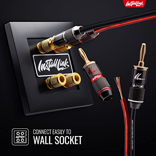 Install Link 16 Gauge Speaker Wire For Car, Home Or Rv Audio Cable, 100Ft, Cca #TOP4