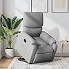 ShGaxin Fauteuil électrique inclinable relevable en tissu gris clair, fauteuils de salon, fauteuil tantra sexuel, fauteuil TV, fauteuil d'allaitement - 3204848