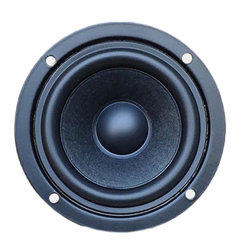 Dasbsug Subwoofer de 6.3 cm de 15 W y 4 ohmios de metal para amplificadores domésticos pequeños y audiófilos, bocina de frecuencia completa