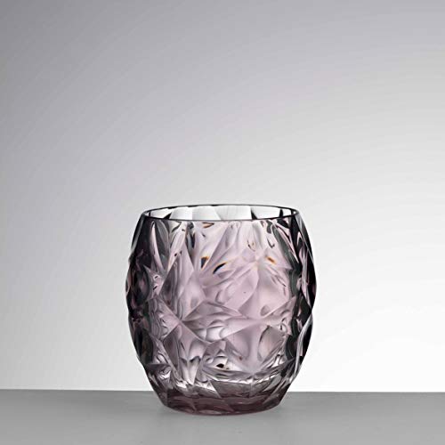 Set 6 vasos Venezia tono gris humo