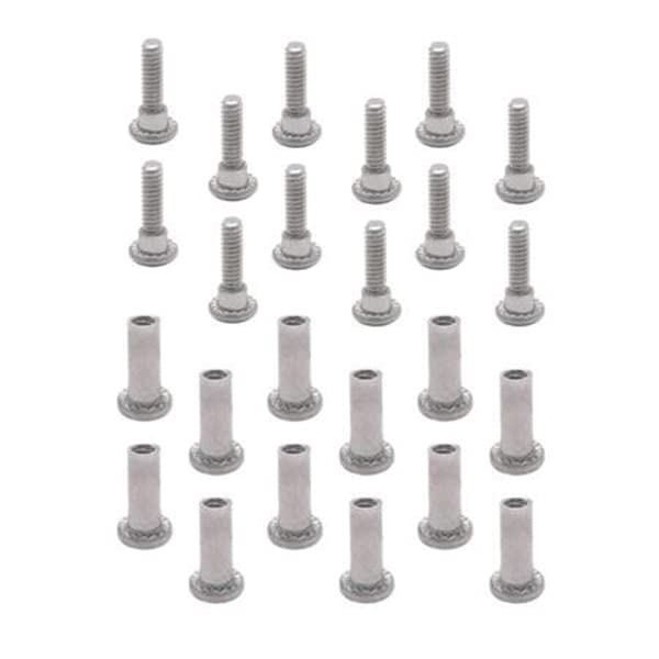 212 Main 0.87 in. Screw Pack for Material 10-24 Thread, Stainless Steel