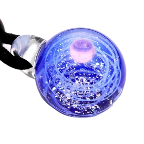 [GOLD STONE] �K���X�̒��ɉF��������߂� �ϔM�K���X �A�[�g �y���_���g �f�� ��� ���z�I �v�R �l�b�N���X