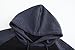 Yundobop Men's Pullover Hoodies Plaid Jacquard Long Sleeve Drawstring Hipster Casual Hooded Sweatshirts with Kanga Pockets Black/Indigo XL