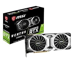 MSI G208TVGP11 Gaming GeForce RTX 2080 Ti 11GB GDRR6 352-bit HDMI/DP Ray Tracing Turing Architecture Graphics Card (RTX 2080 Ti Ventus GP)