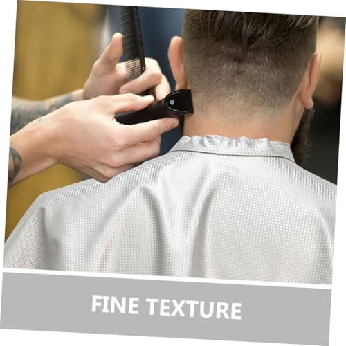 Capas para colorear cabello Homoyoyo para salón para adultos 2 piezas blancas impermeables para peluqueros y clientes miniatura 7