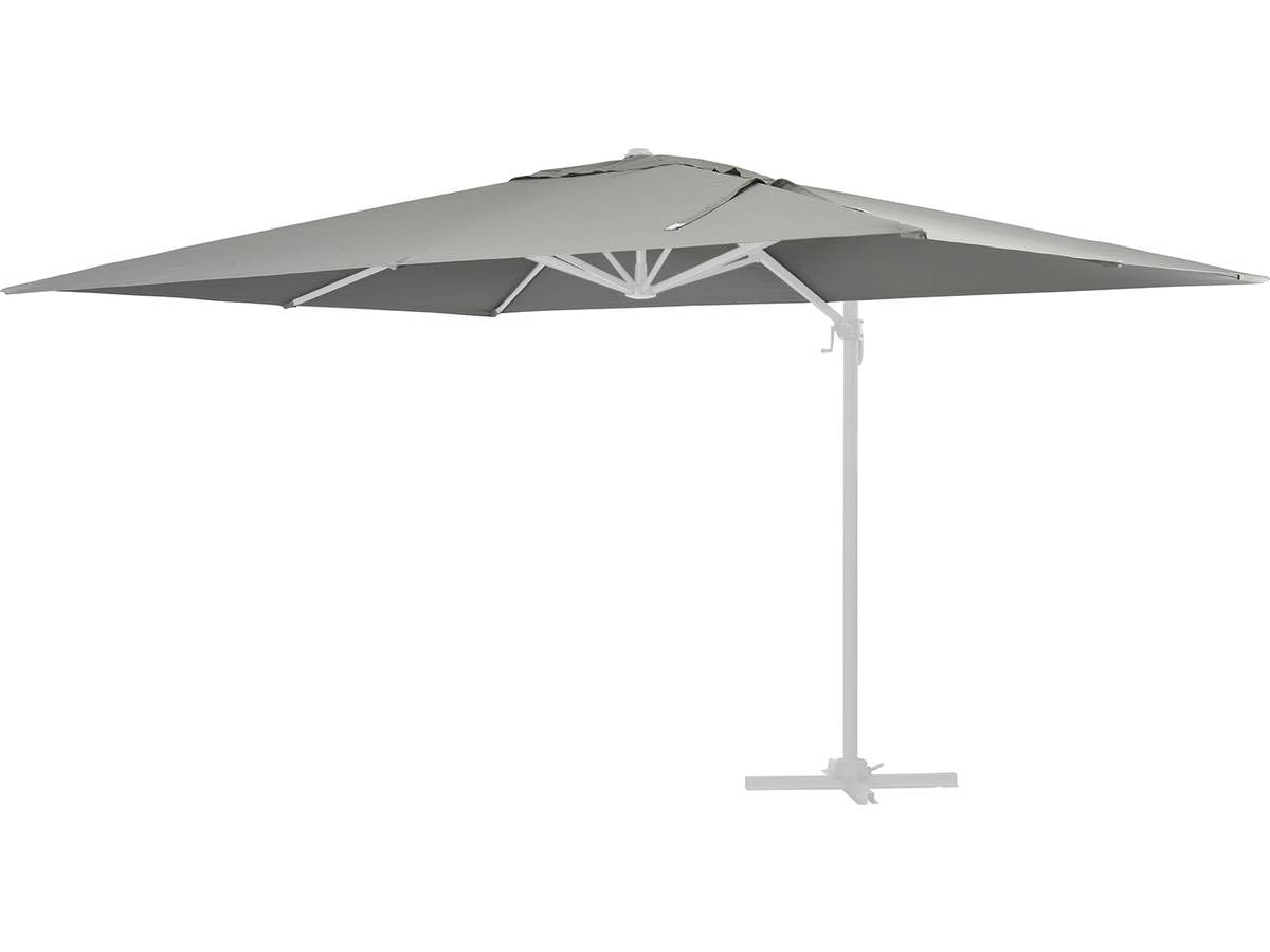 Habitat et Jardin Toile Parasol déporté Sun 3" - 3 x 3 m - Gris Clair