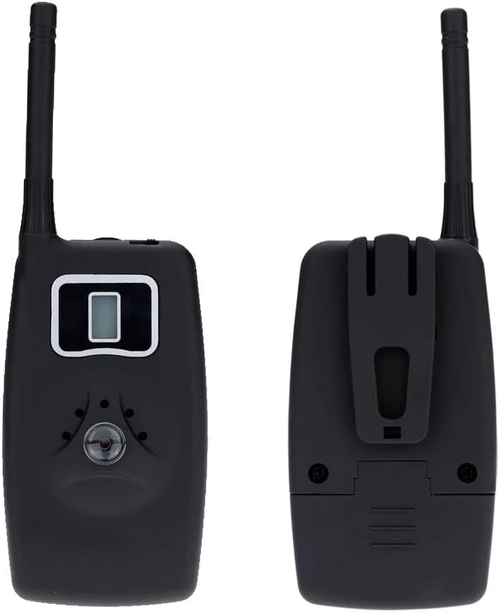 jy-19-SW Wireless Digital Fishing Alarm Set, 4 Bite Alarms 1 Receiver with LCD Screen 4 Stainless Steel Chain Hanger Illuminated Swingers in Case,