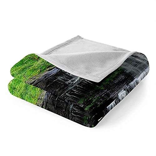 Couverture polaire cascade naturelle pour créer un cocon chaleureux