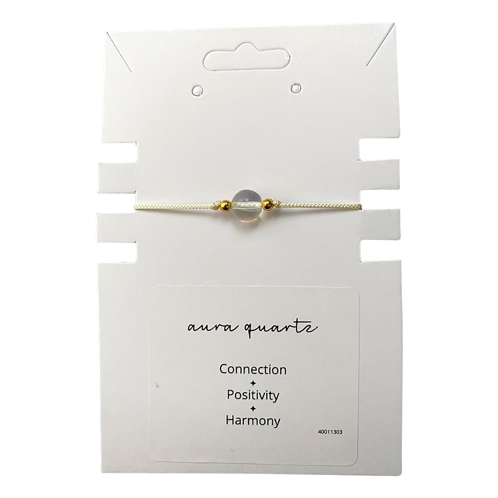 VIE Single Bead Wristlet, Aura Quartz