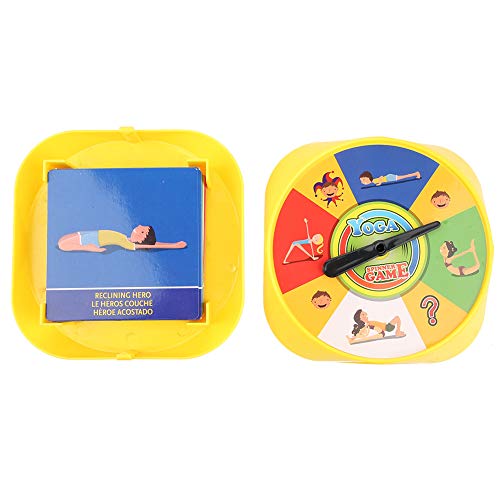 Omquot Tarjetas educativas de yoga posturas, material ecológico, juego interactivo para padres y