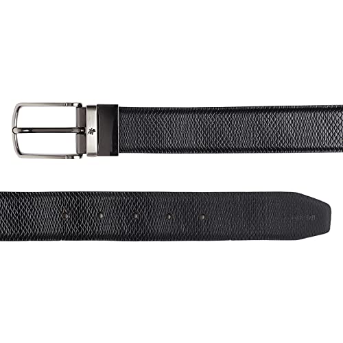 Image of Cantabil Men Formal Black /Brown Reversible Leather Belt