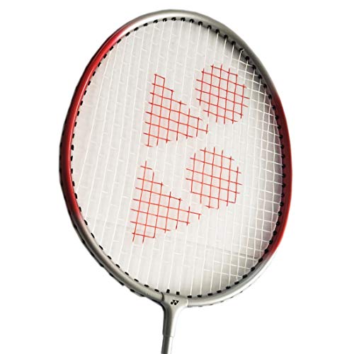 Image of Yonex GR 301 and Mavis 10 Aluminum Strung Badminton Racquet(Red) with Head Cover