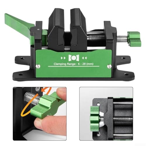 Abrazadera de tornillo de precisión para regripping de golf sin dañar varillas de grafito 3