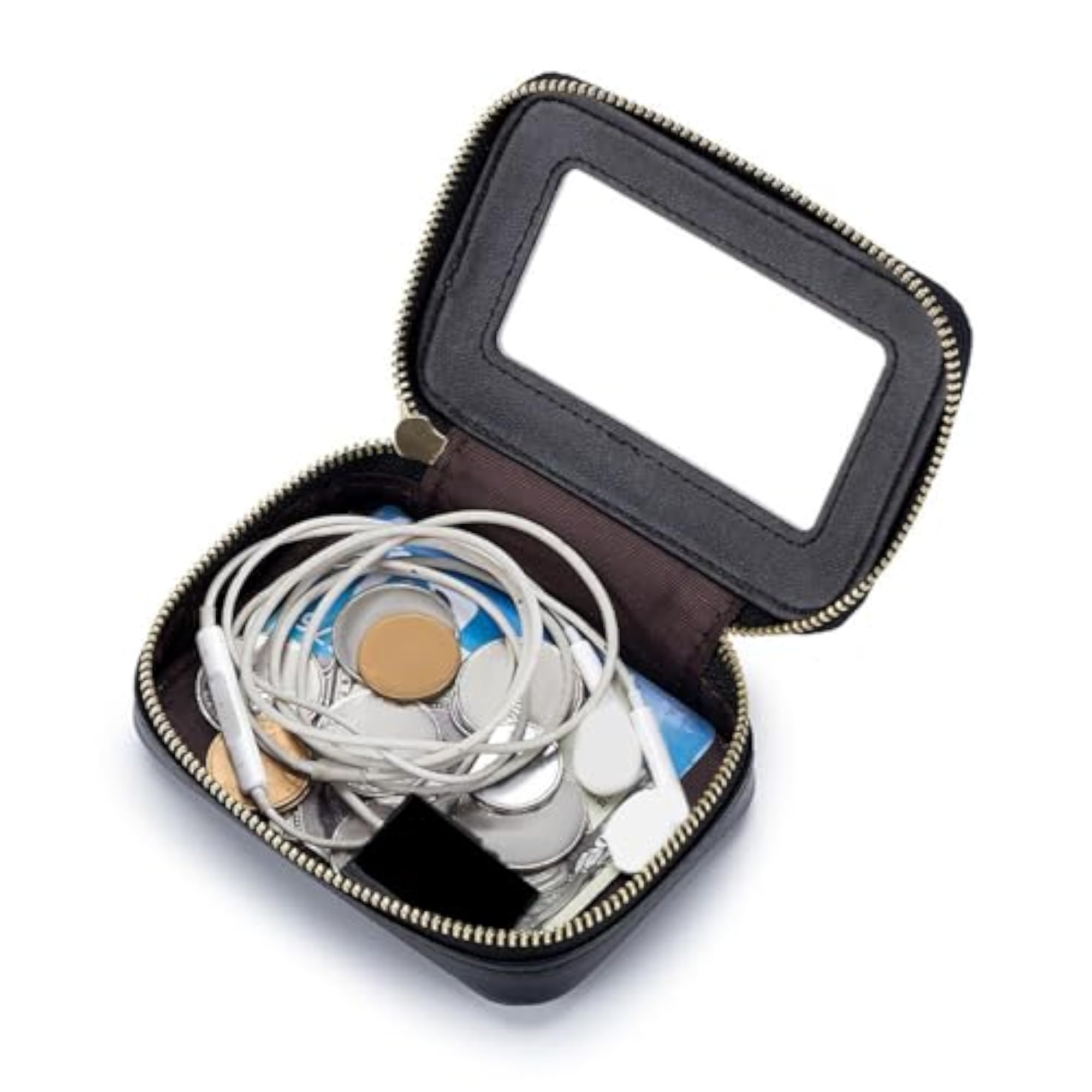 Portable Lipstick Case with Mirror, Holiday Gift