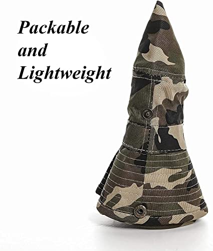 JowTreex Sonnenhut für Jungen, Camouflage, Sommer, Outdoor, Safari, Fischerhut, Boonie-Kappe für große Kinder von 7–14 Jahren, Camouflage, 56 cm, 7-14 Jahre