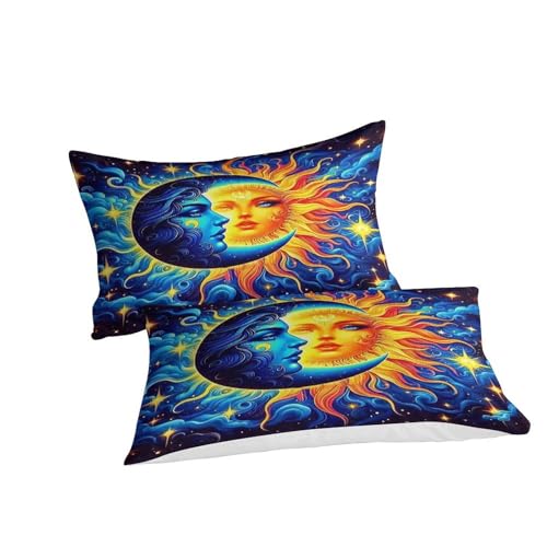Linge de lit bleu céleste pour transformer la décoration d'une chambre d'adolescent double